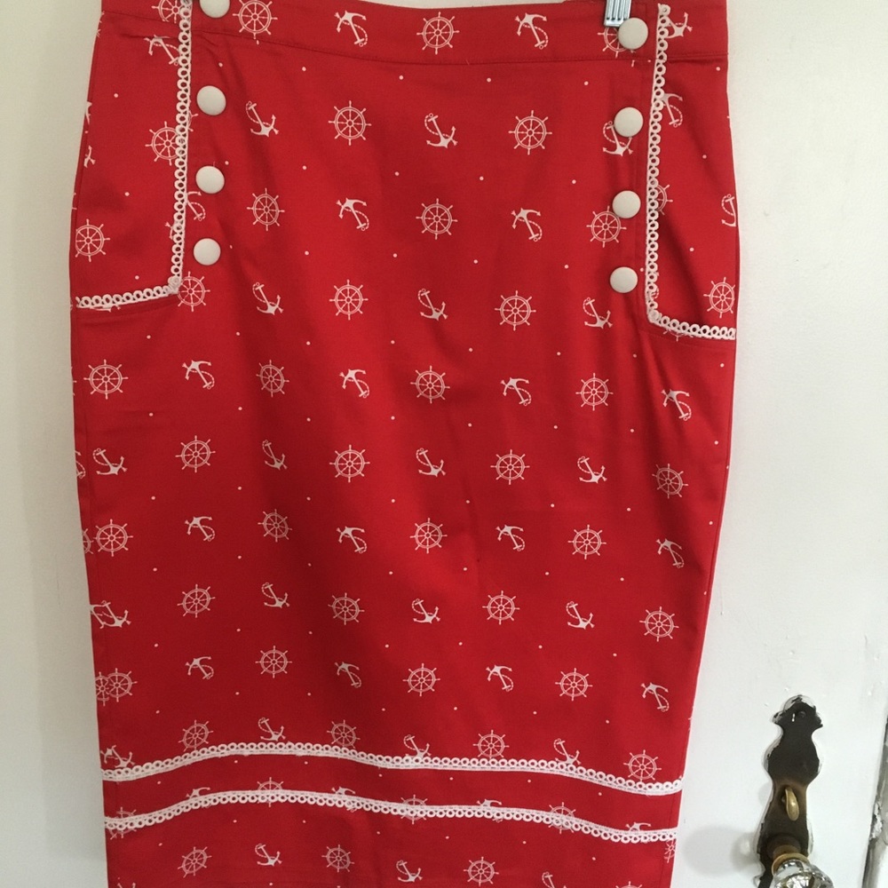 Nautical style skirt